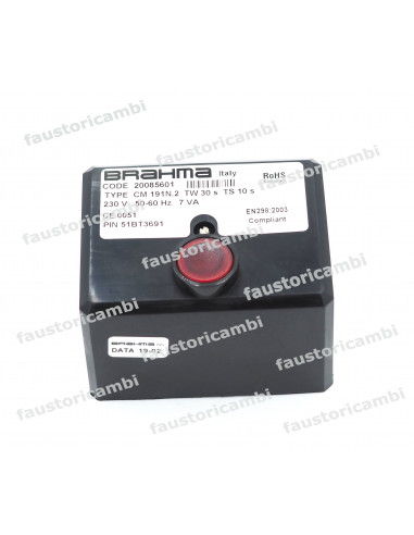 CARTE DE CONTACTEUR D'ALLUMAGE BRAHMA CM191N.2 TW 30 TS 10 CE391.4 20085601 ROBUR