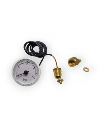 MANOMÈTRE ARISTON 0-4 BAR 65102220 POUR CHAUDIÈRE ACO 27 MFFI