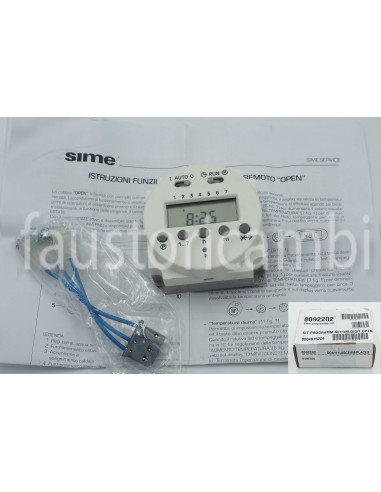 SIME DIGITAL PROGRAMMER CLOCK ART. 8092202 CHAUDIERE OUVERTE 25 BF