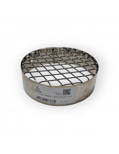GRILLE GRILLE INOX Ø 160 MM