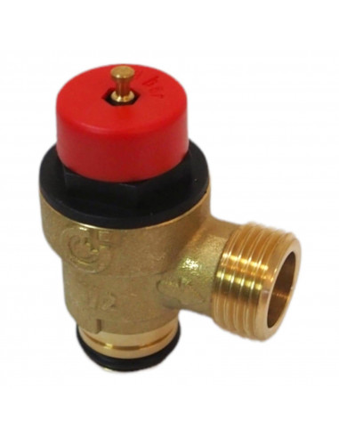 SOUPAPE DE SECURITE 1/2 3 BAR COMPATIBLE SAUNIER DUVAL S10067 0020047005 THEMACLASSIC C25 E