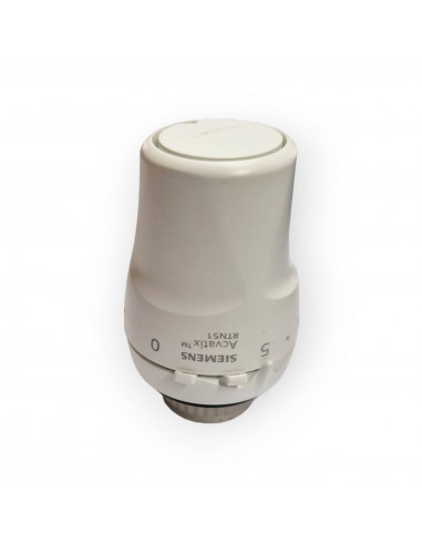 TÊTE THERMOSTATIQUE SIEMENS POUR VANNE DE RADIATEUR RTN51 COMMANDE THERMOSTATIQUE