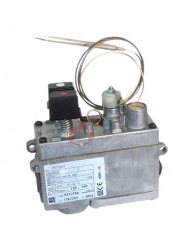VANNE GAZ SIT MINISIT FRITEUSE AMPOULE 6MM 110-190 DEGRÉS 0710756 0.710.756