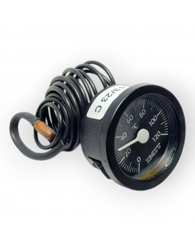 THERMOMÈTRE IMIT 0 - 120 °C AVEC CAPILLAIRE CM 150 Ø 48 52 MM REMPLACEMENT POUR CHAUDIÈRE