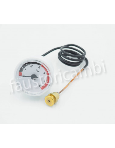 IMMERGAS HYDROMÈTRE MANOMÈTRE AVEC CAPILLAIRE ART 1028880 CHAUDIÈRE EXTRA INTRA