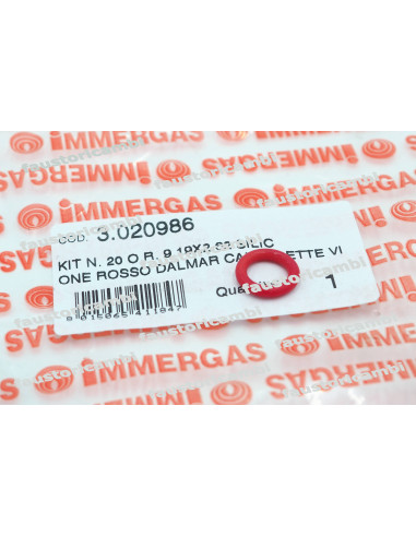 IMMERGAS O-RING D 9,19 X 2,62 SILICON RED DALMAR ART. 3020986 CHAUDIÈRE