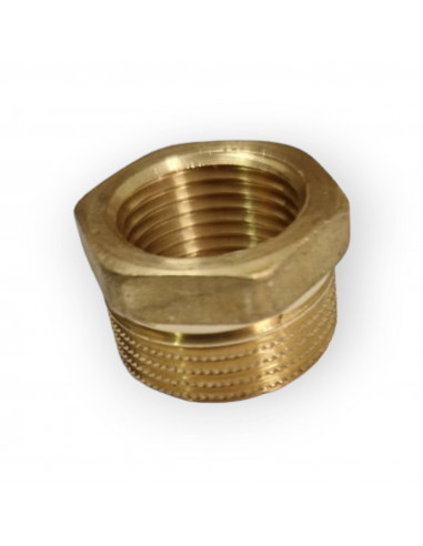 RÉDUCTION LAITON MF 3/4 X 3/8 MÂLE FEMELLE FILETÉE 3 / 4X3 / 8