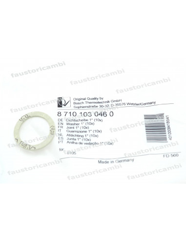 JUNKERS GASKET 8710103046 CHAUDIÈRE