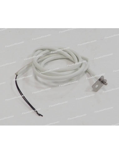 FUME PROBE NTC 1KOHM Ø 4X30 AVEC BRIDE POÊLE À PELLETS 1000 MM