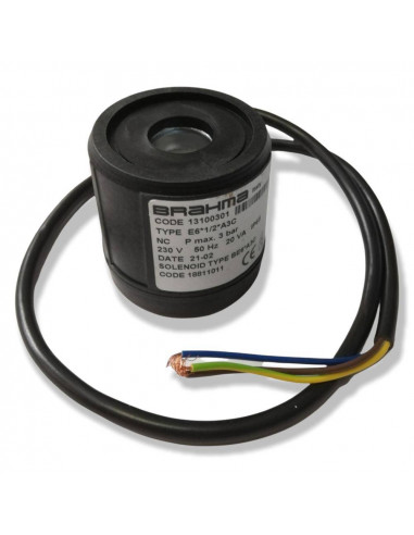 BOBINE ELECTRIQUE BRAHMA POUR VALVE BE6 230V E6 * 1/2 13100301 18811011