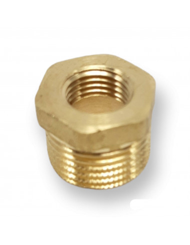 RÉDUCTION LAITON MF Ø 1/2 X 1/4 JOINT RACCORD FILETÉ 1/2X1/4
