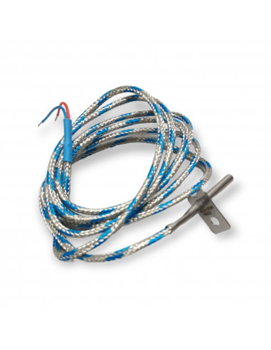 CAPTEUR DE FUMEE SONDE SERIE J Ø 4 L 40 MM POELE A PELLET CABLE 125 CM 