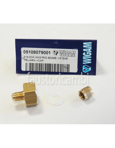 WIGAM REDUCTION CLIMATISEUR 1/4M SAE AVEC CAPPELLOTTO ET JOINT 05108079001