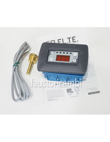 COELTE ELECTRONIC SOLAR CONTROL UNIT COMMANDE ET COMMANDE 1630 201RLX AVEC COCKPIT ET SONDE