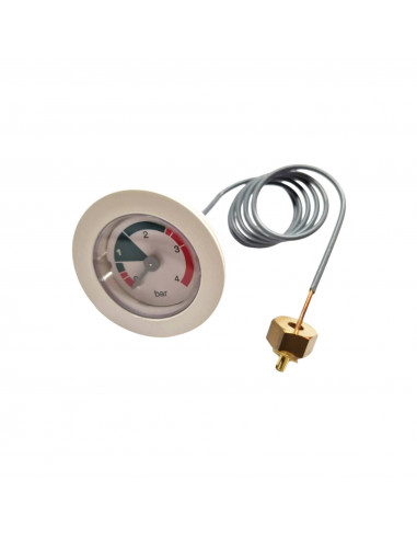 BAXI 710554900 MANOMÈTRE AVEC CAPILLAIRE DE REMPLACEMENT POUR CHAUDIÈRE