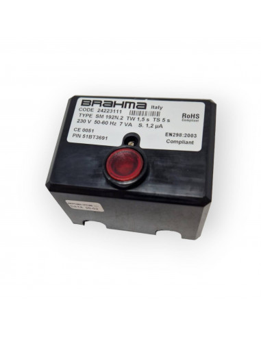 CARTE D'ALLUMAGE PANNEAU ELECTRIQUE BRAHMA SM192N.2 24223111