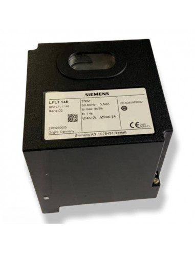 PANNEAU DE COMMANDE SIEMENS UNITÉ DE CONTRLE DE FLAMME ÉLECTRONIQUE LFL1.148