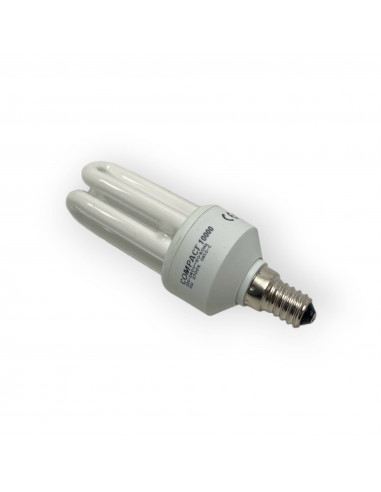 BEGHELLI AMPOULE À ÉCONOMIE D'ÉNERGIE COMPACT 10000 ATTAQUE E14 11W 2700K 600LM