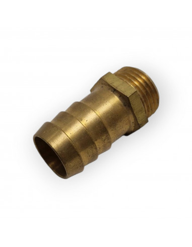 RACCORD TUYAU LAITON Ø 1/2 MÂLE X 18 MM
