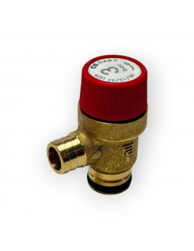 BONGIOANNI 008390055 SOUPAPE DE SÉCURITÉ 3 BAR RACCORD RAPIDE POUR CHAUDIÈRE