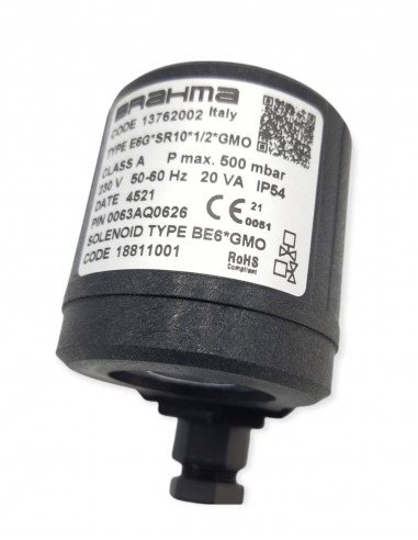 BOBINE ÉLECTROVANNE BRAHMA E6G * SR10 * 1/2 * OGM 230V 18811001 BE6 * OGM POUR EV 13762002