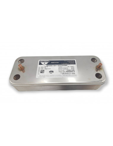 ZILMET ECHANGEUR 14 PLAQUES 17B2071413 COMPATIBLE CHAUDIERE SAUNIER DUVAL S1016600