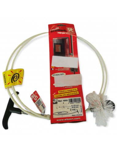 SITECN KIT PULIPELLET BROSSE SCOVOLO FLEXIBLE 1895 PELLET POELE SIT BROSSE