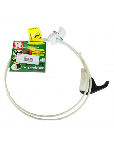 SITECN NETTOYAGE ÉCHAPPEMENT DES FUMÉES POÊLES À GRANULES 2 MT Ø 80 BROSSE FLEXIBLE 1973