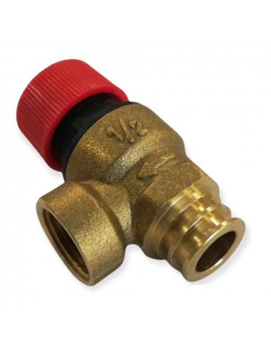SOUPAPE DE SECURITE RACCORD RAPIDE CHAUDIERE 3 BARS 1/2