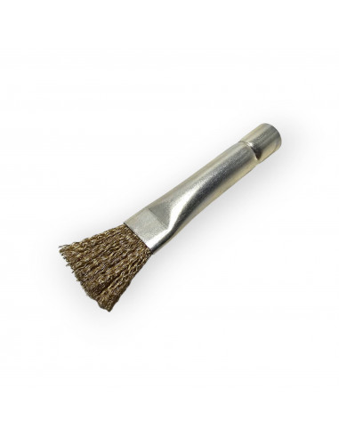 BROSSE EN ACIER LAITON POUR TIGE DE COMMANDE F12X175 904223 NETTOYAGE POÊLE À PELLETS