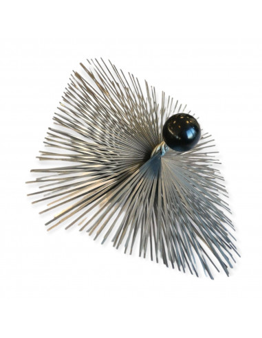 DIFF CARRE BROSSE BOULE ACIER TREMPE BOULE 200 X 200 MM 904234 CHEMINEE
