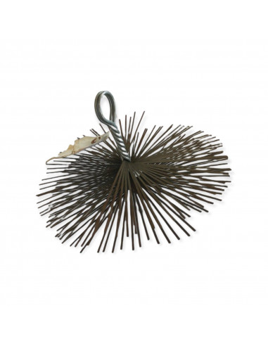 BROSSER FRISÉ ACIER TREMPE 2 ANNEAUX Ø 250 MM 904298 POELE CHEMINEE GRANULES