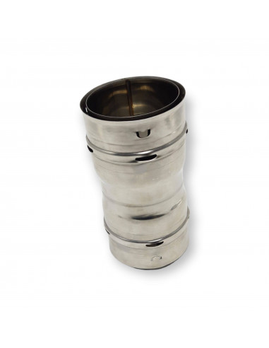 MANCHON DE JONCTION INOX Ø 100 CONDUIT SOUPLE