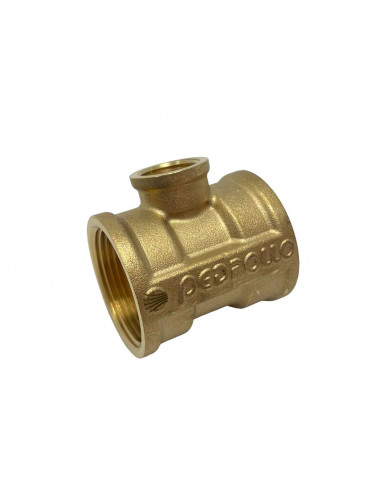 PEDROLLO RACCORD EN T LAITON 1"1/4 X 1/2" GAZ 3 VOIES 500160001 POUR POMPE