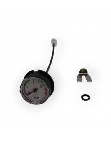 ARISTON HYDROMÈTRE 0-4 BAR 65114200 AVEC CLIP DE FIXATION ET JOINT CHAUDIÈRE
