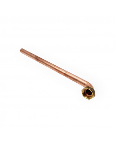 TUBE CUIVRE AVEC PLIEUSE ET ECROU COURBE Ø 18 X 3/4 CM 30 DOUILLE COURBE DOUILLE