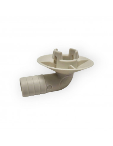 RACCORD PIPETTE D'ÉVACUATION DES CONDENSATS POUR RACCORDEMENT MACHINE Ø 20 MM SUPPORT TUYAU Ø 16 MM