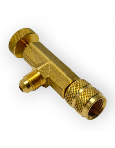 WIGAM ROBINET VALVE ACCES POUR COMPRESSEUR FEMELLE 5/16 SAE MALE 1/4 SAE