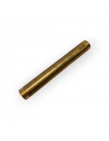RACCORD TUYAU FILETÉ EXTENSION MÂLE Ø 1"1/4 FÛT LAITON 30 CM