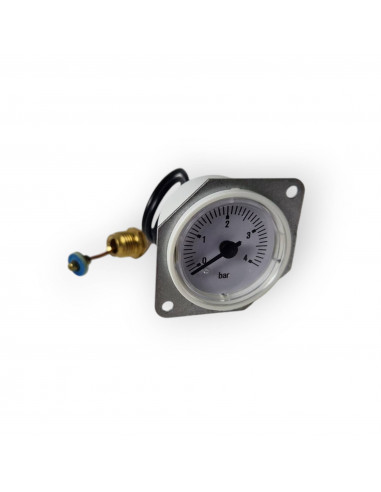 MANOMETRE HYDROMETRE BLANC UNICAL 95262112 AVEC CAPILLAIRE POUR CHAUDIERE KON C 24