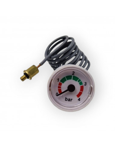 HYDROMÈTRE MANOMÈTRE COMPATIBLE FERROLI 39820080 DOMIPROJECT F24 CHAUDIÈRE FERSYSTEM BOX