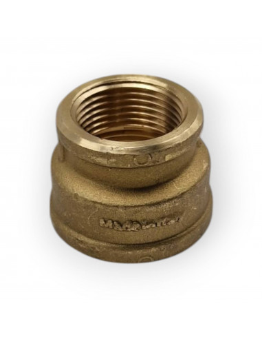 MANCHON FEMELLE EN LAITON FF RÉDUIT Ø 1"1/4 X 1" RACCORD DE RÉDUCTION