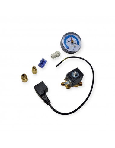 KIT D'éLECTROVANNE WIGAM 02090001 K-EVC AVEC MANOMèTRE POUR POMPE à VIDE