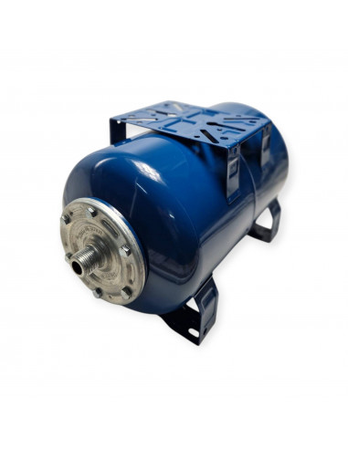 VASE D'EXPANSION PEDROLLO CYLINDRIQUE 20 LITRES BLEU AVEC SUPPORT Ø 1" POUR AUTOCLAVE